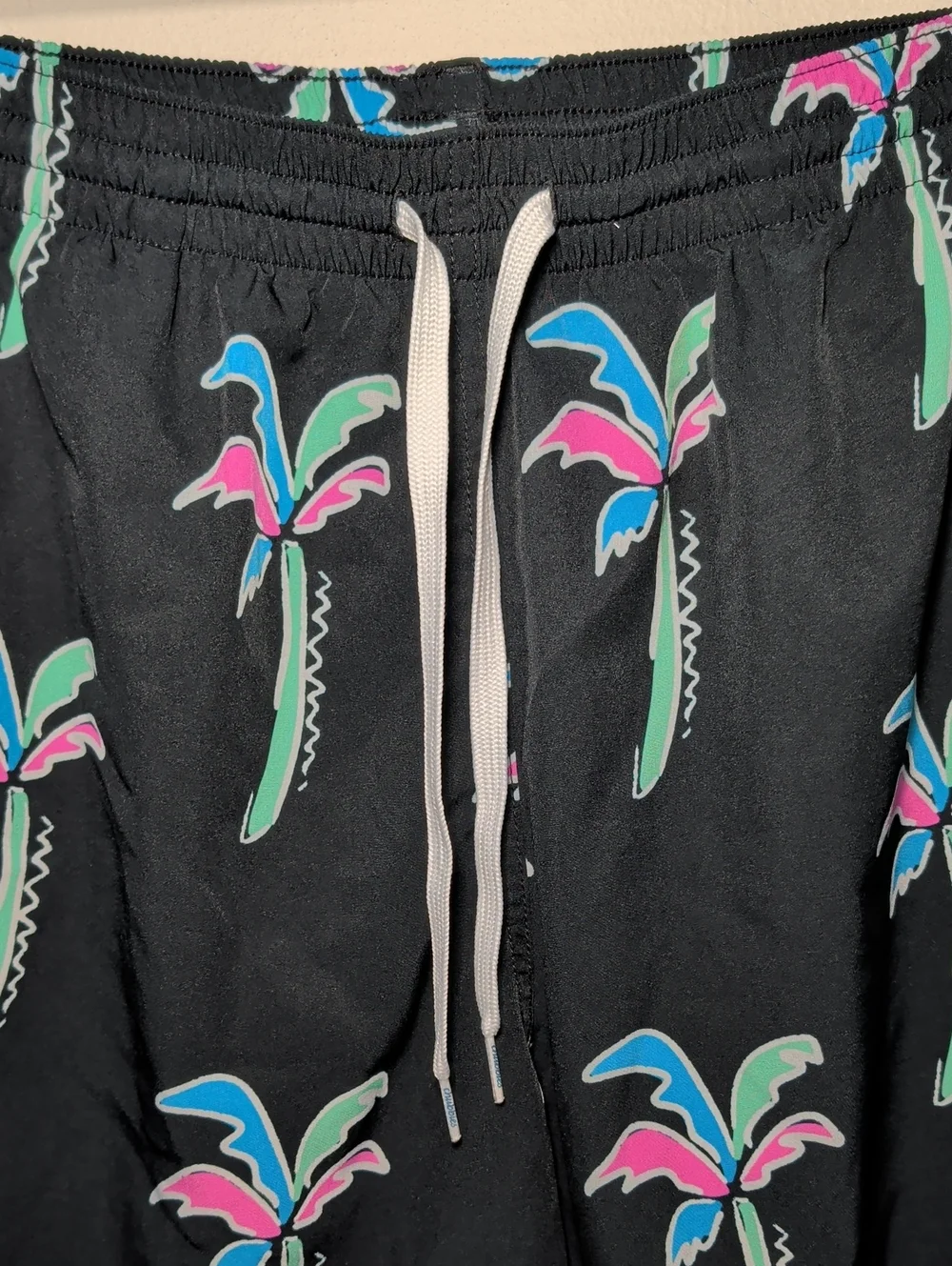 Chubbies Havana Nights Stretch Swim Trunks Black 5.5